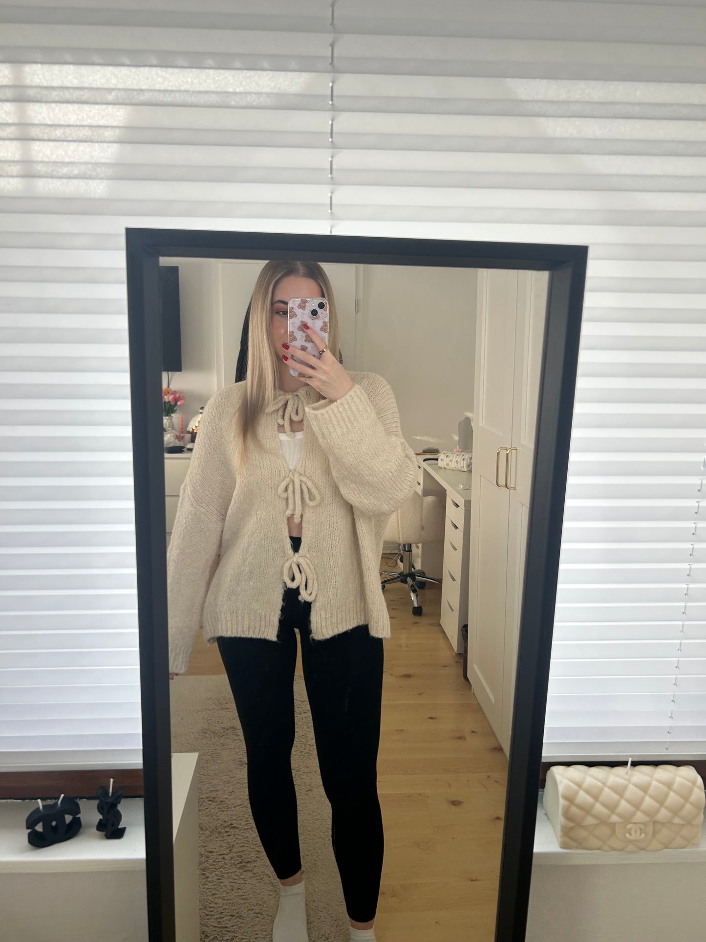Strickjacke Cardigan "Wollig Schleifi"