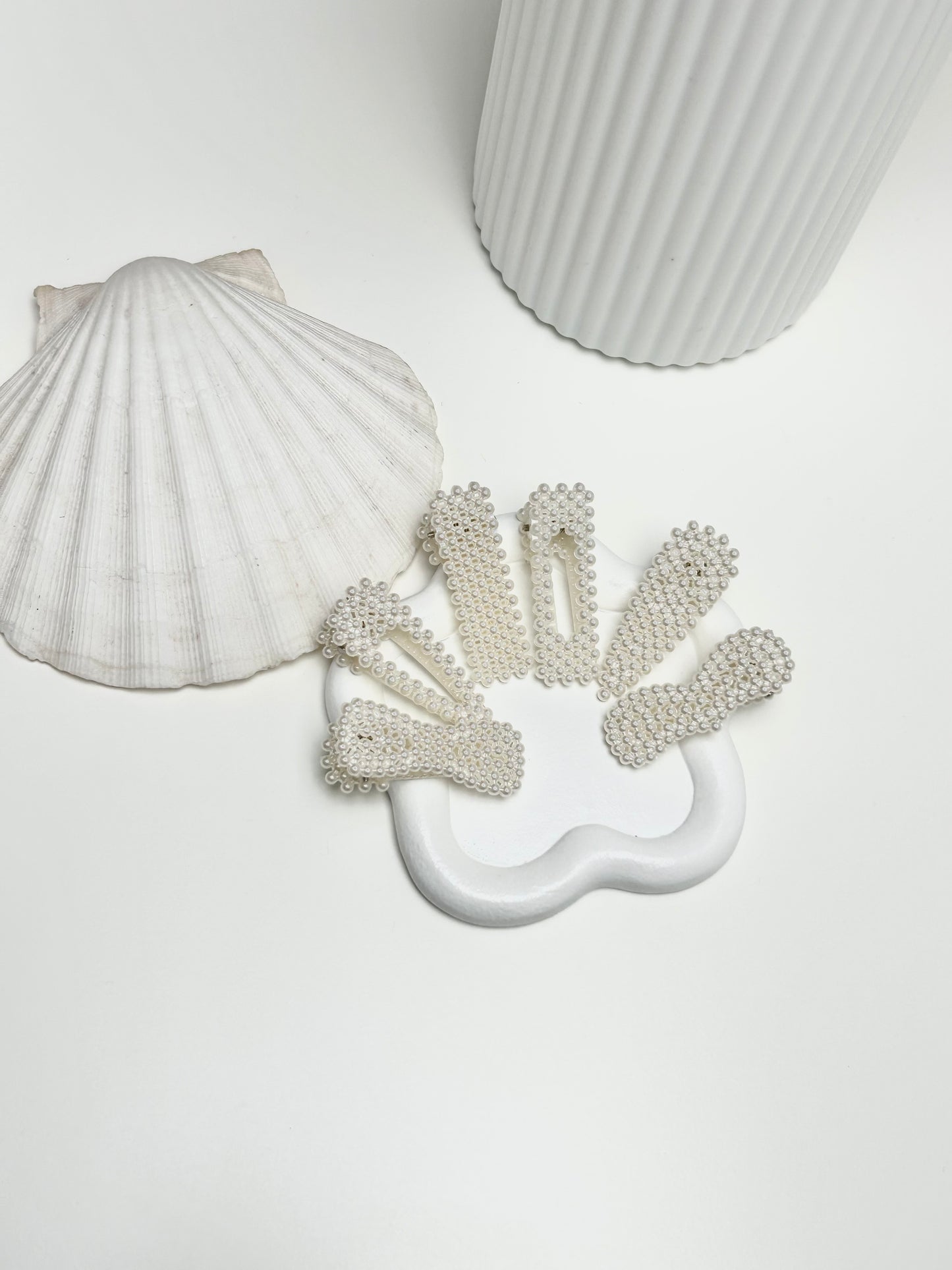 Haarklammern "Perlenliebe" 6er Set