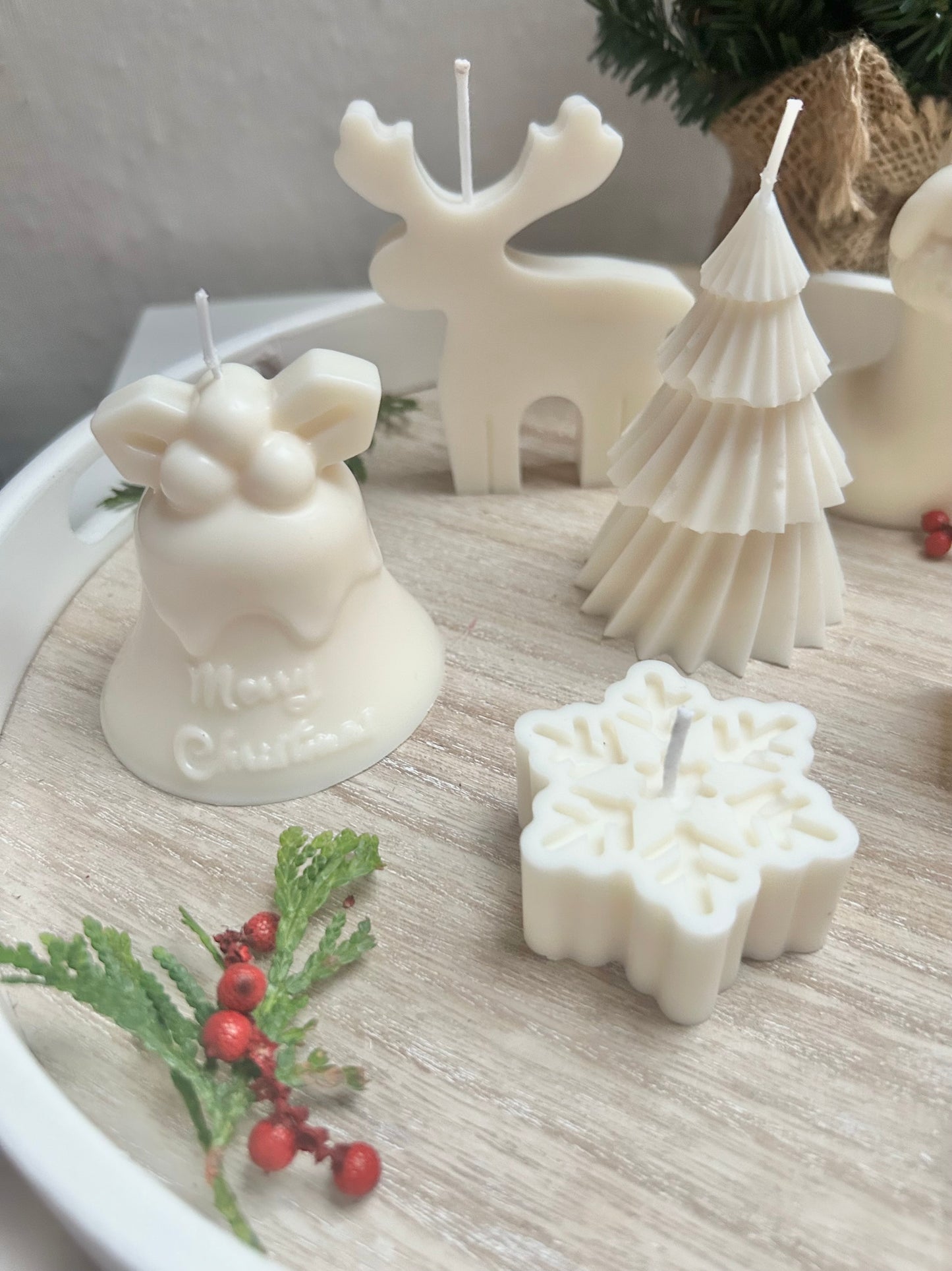 Aesthetic Geschenkset Kerzen "Weihnachtsfieber" 6er Set