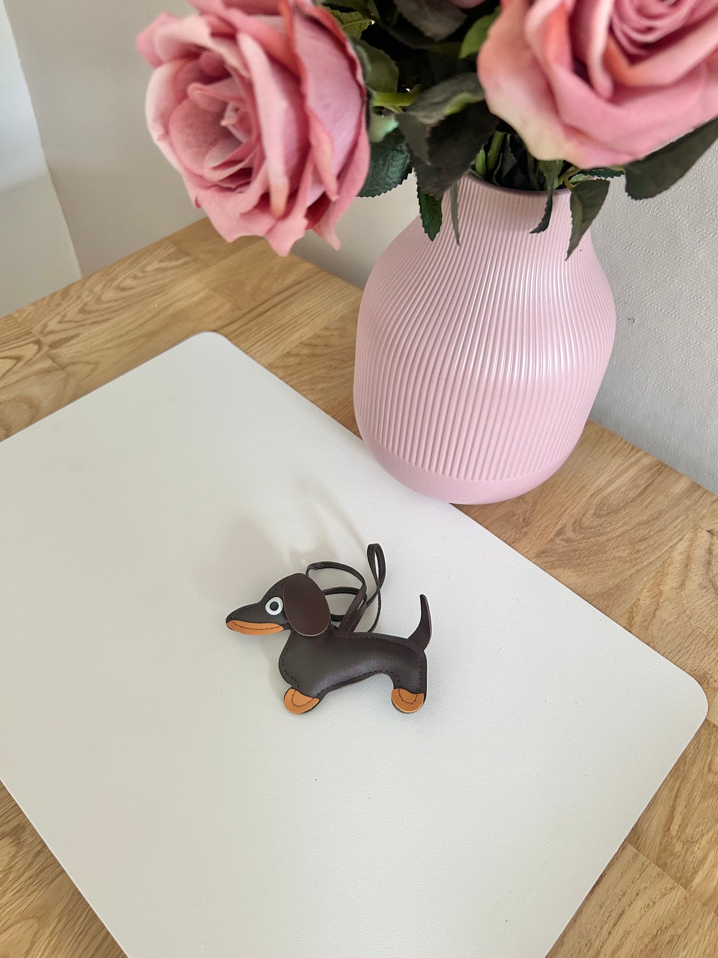 Taschen / Schlüssel Anhänger "Dackel"