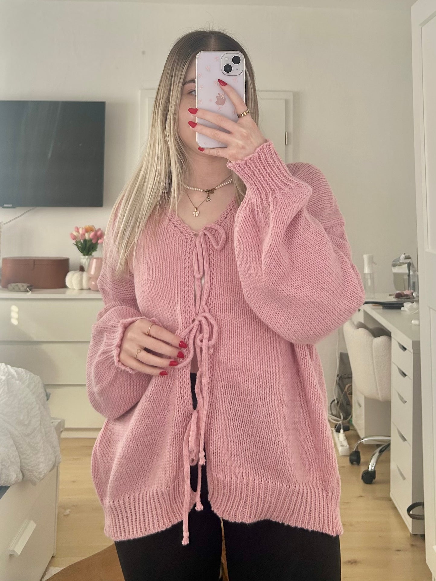Strickjacke Cardigan "Dünner Schleifi"