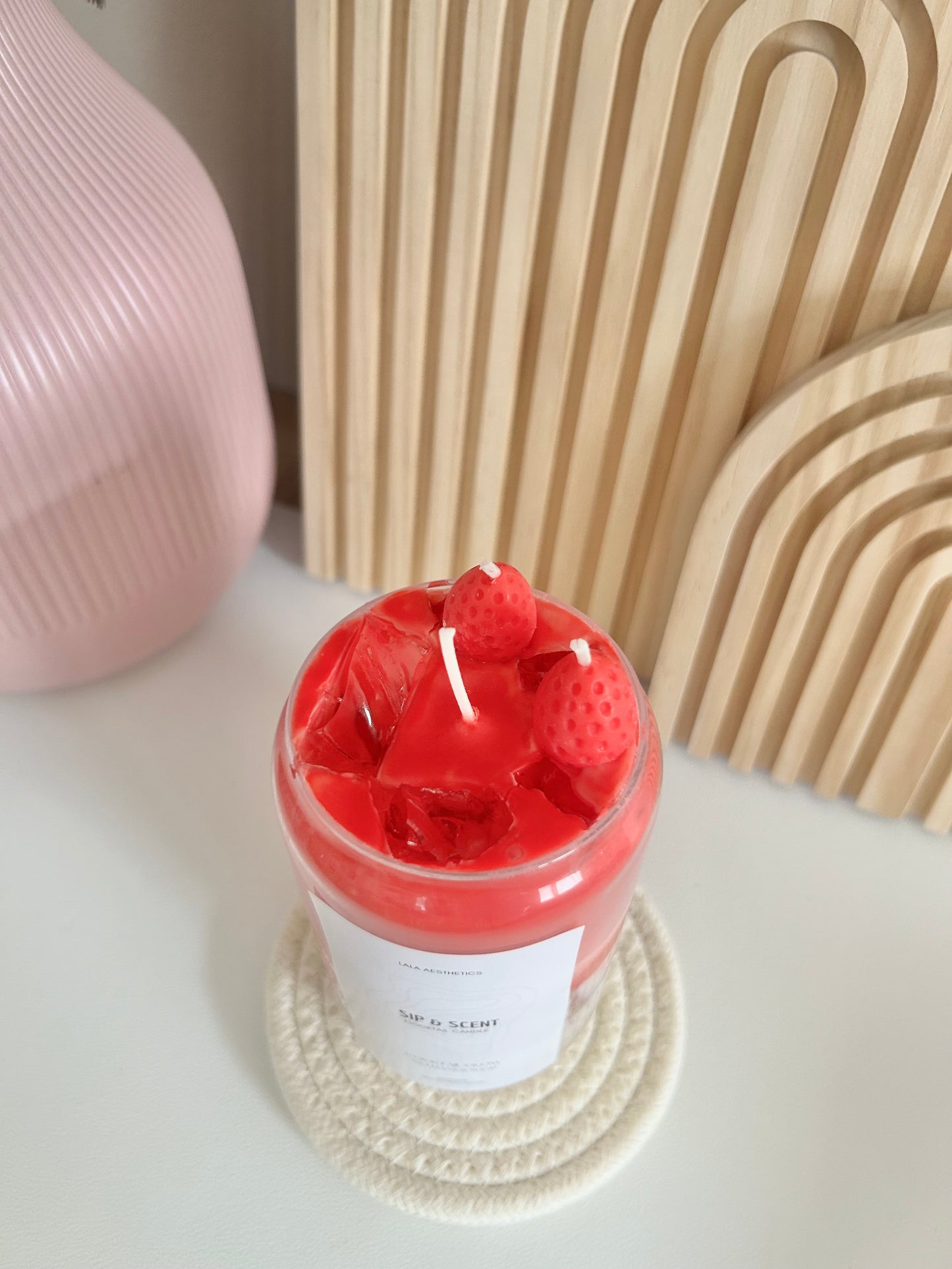 Sip&Scent Kerze "Strawberry Dream"
