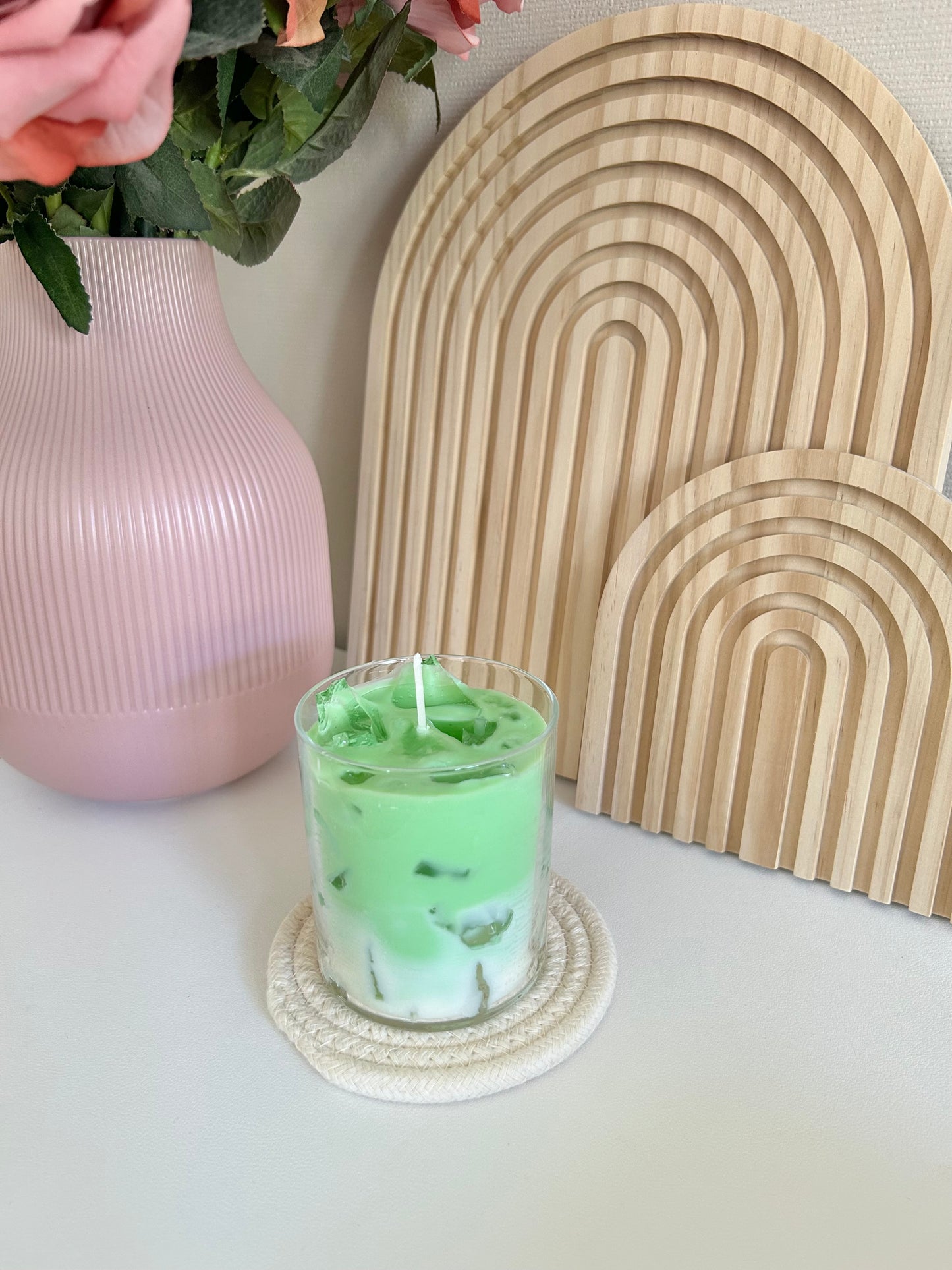 Aesthetic Kerze Lala's Brew "Iced Matcha Latte"