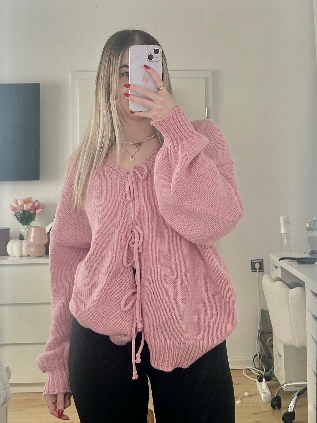 Strickjacke Cardigan "Dünner Schleifi"
