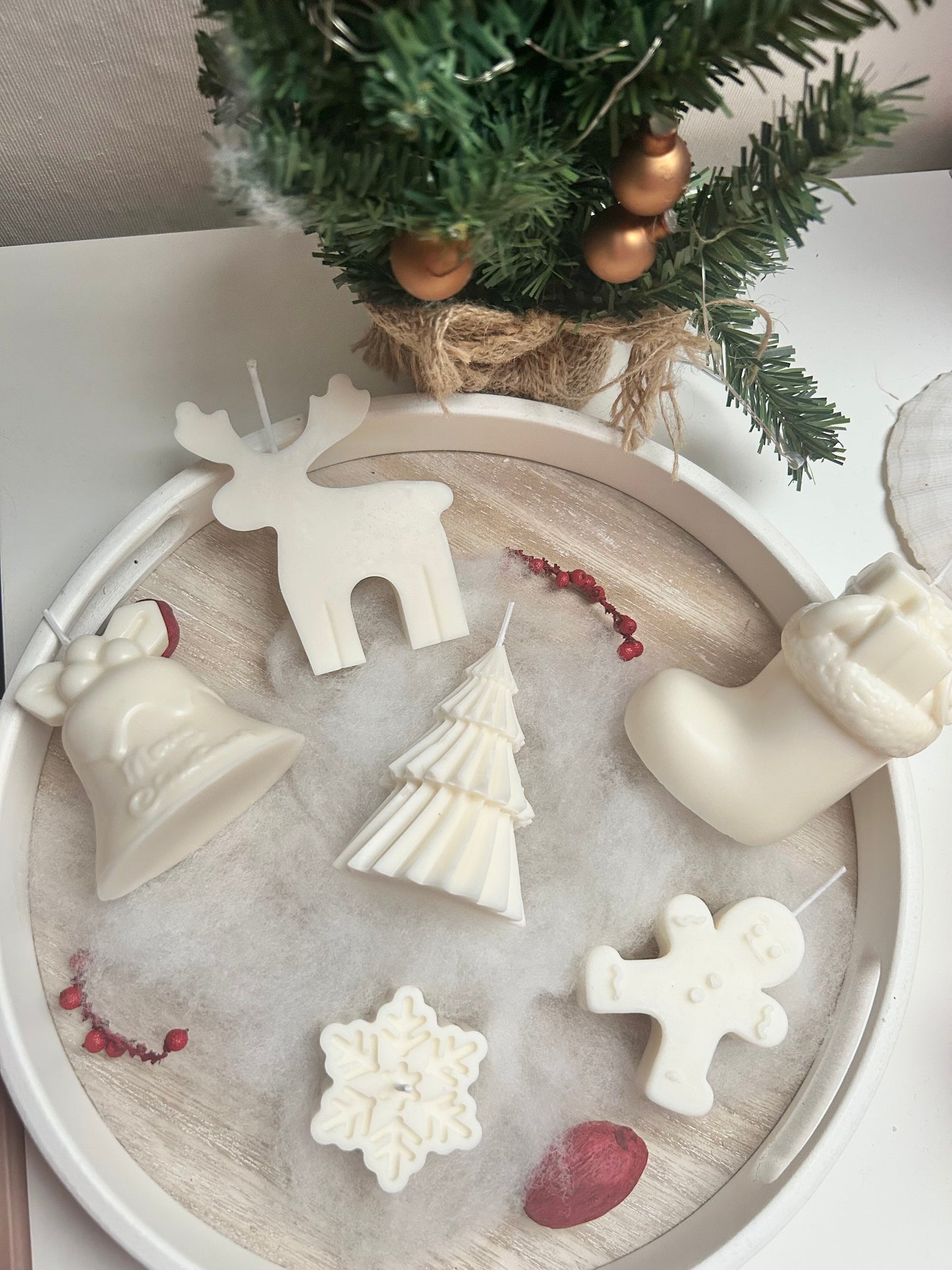 Aesthetic Geschenkset Kerzen "Weihnachtsfieber" 6er Set