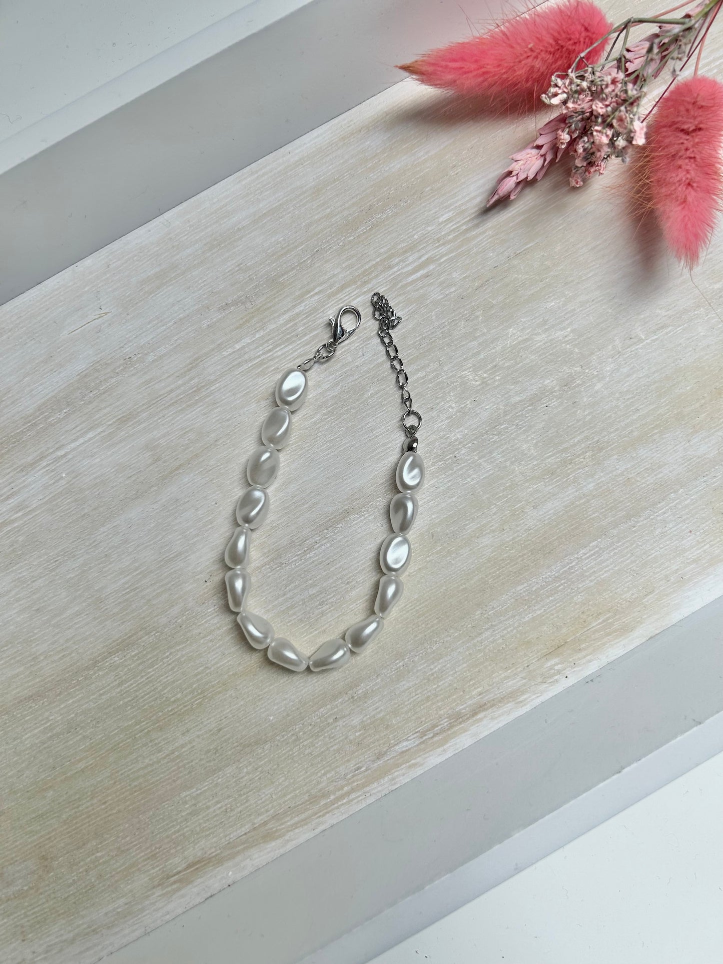 Classy Armband "Süßwasserperlen"