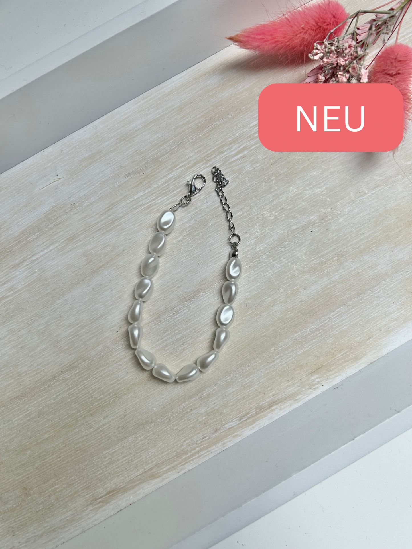 Classy Armband "Süßwasserperlen"