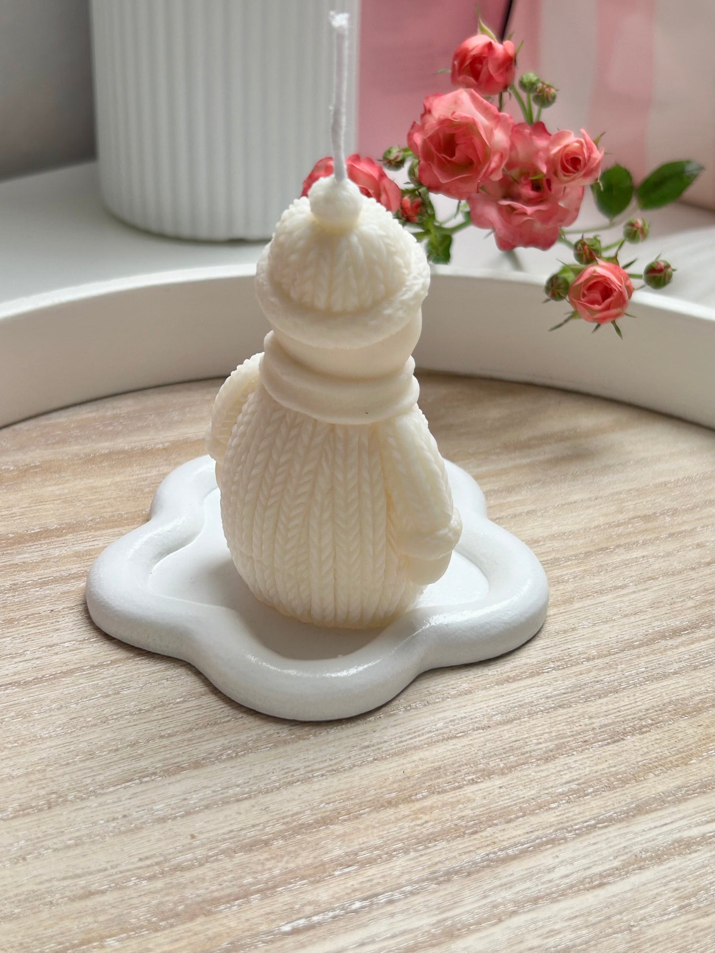 Aesthetic Kerze "Schneemann"