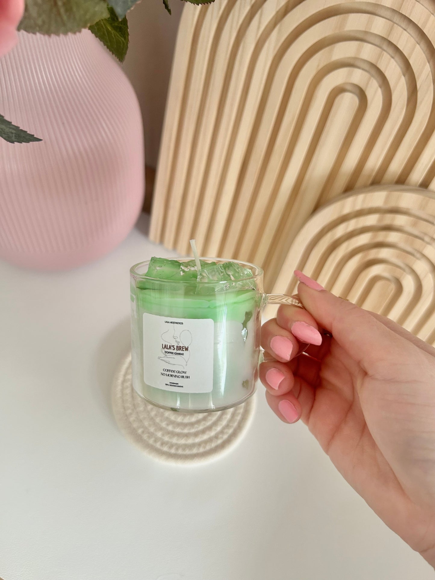 Aesthetic Kerze Lala's Brew Mini "Iced Matcha Latte"
