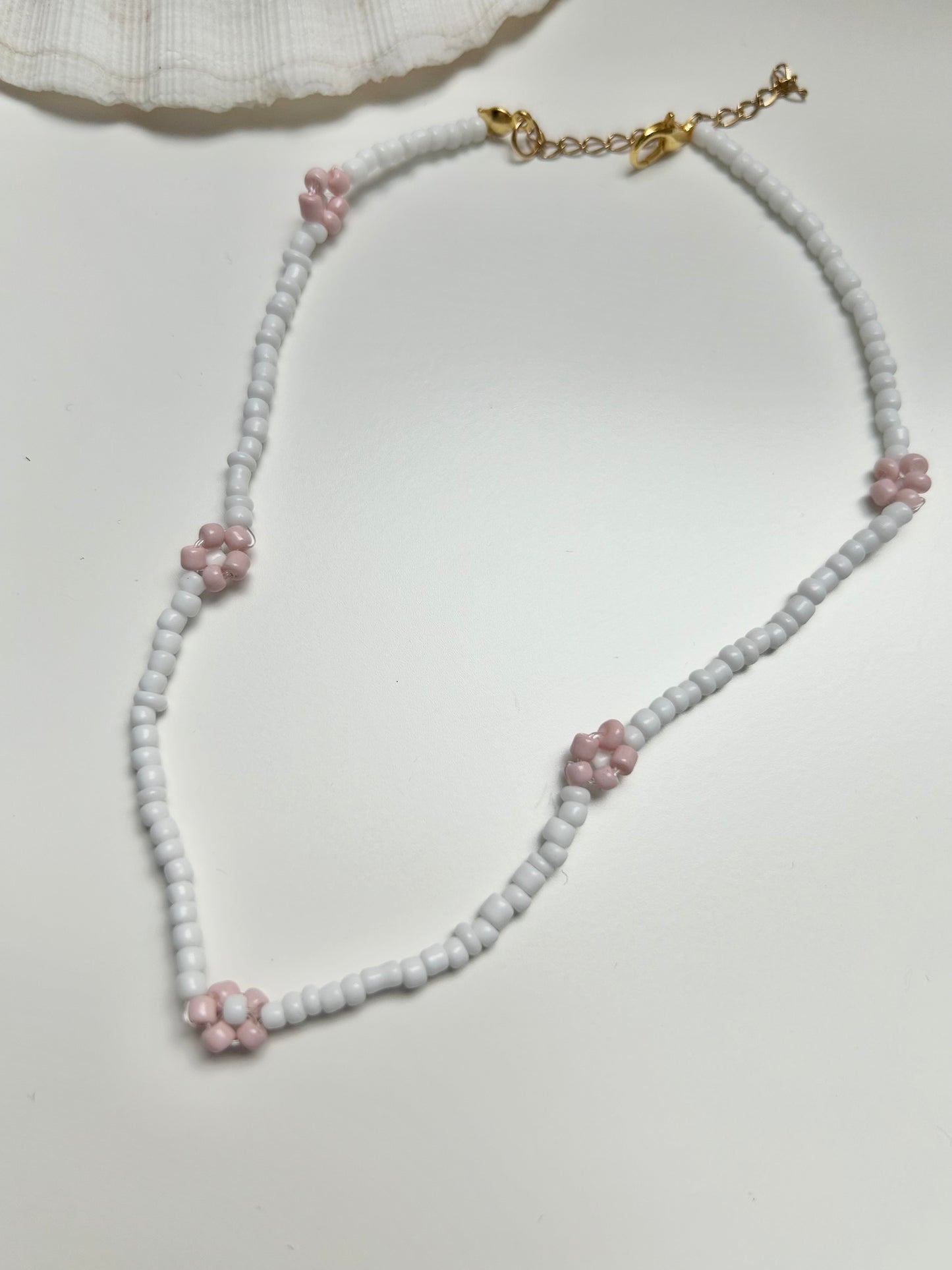 Classy Halskette "Blume" rosa