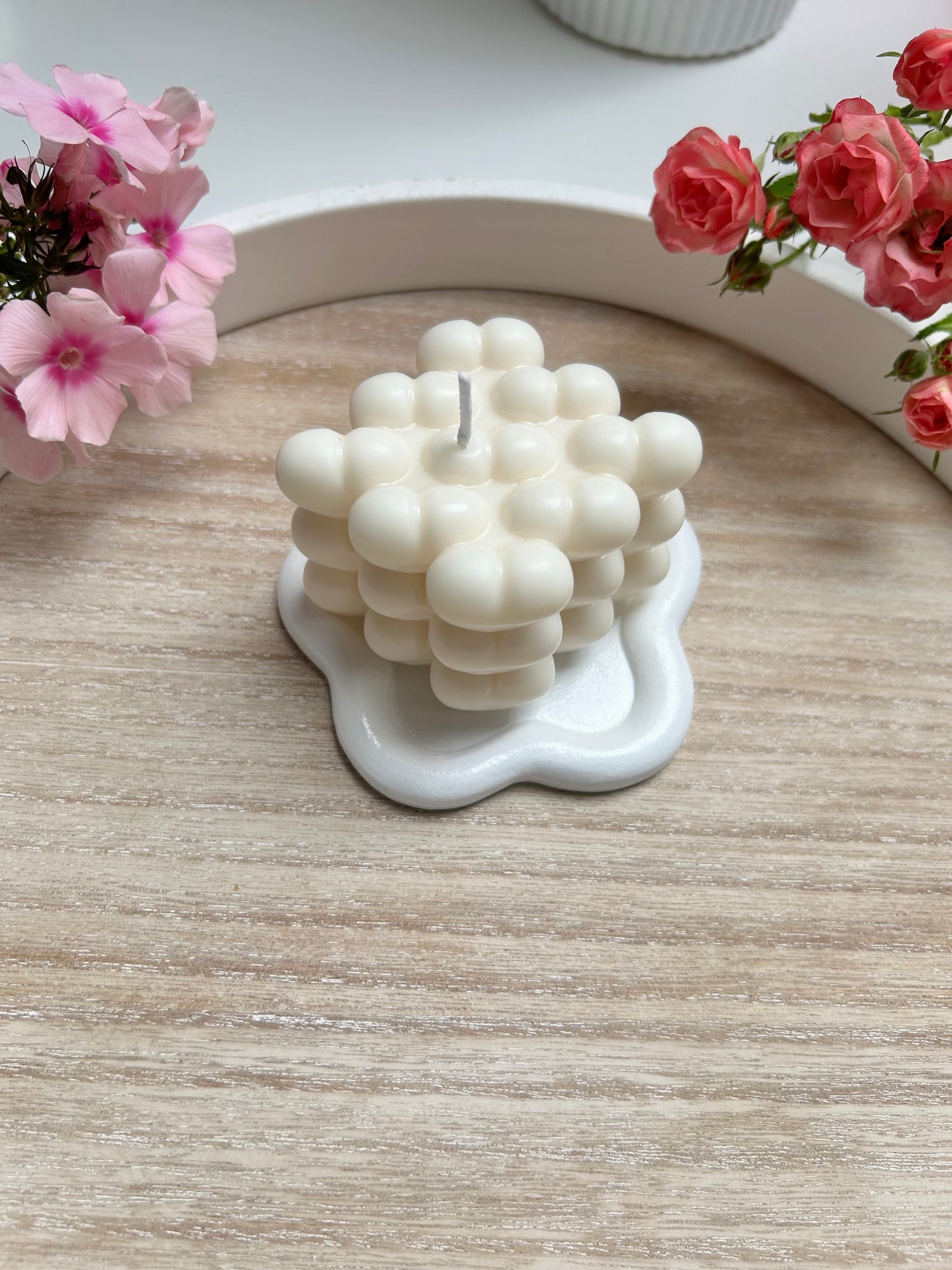 Aesthetic Kerze "große Heart Bubble"