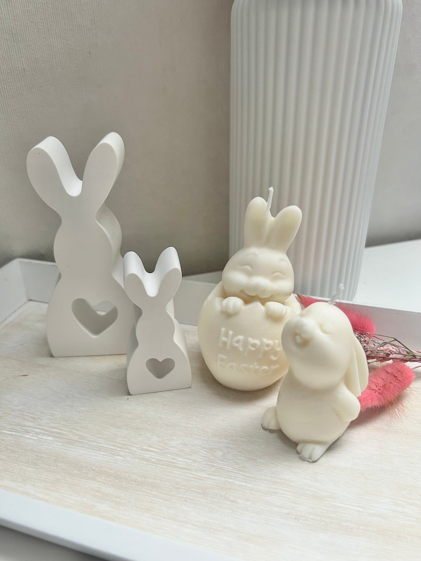 Aesthetic Kerze "Hase Klopfer"