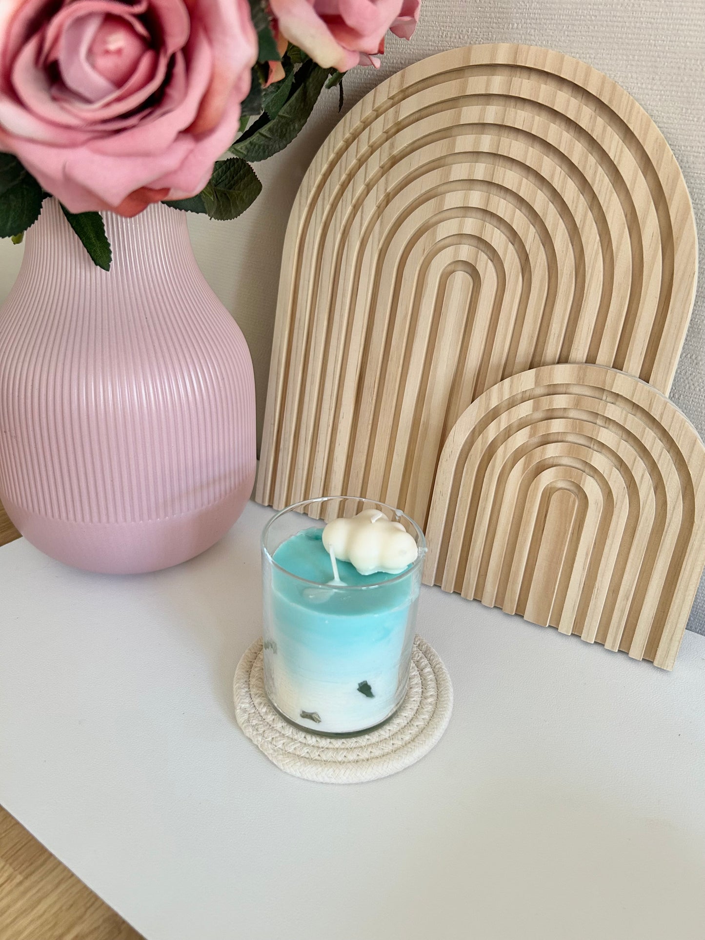 Aesthetic Kerze Lala's Brew "Iced Sky Latte"