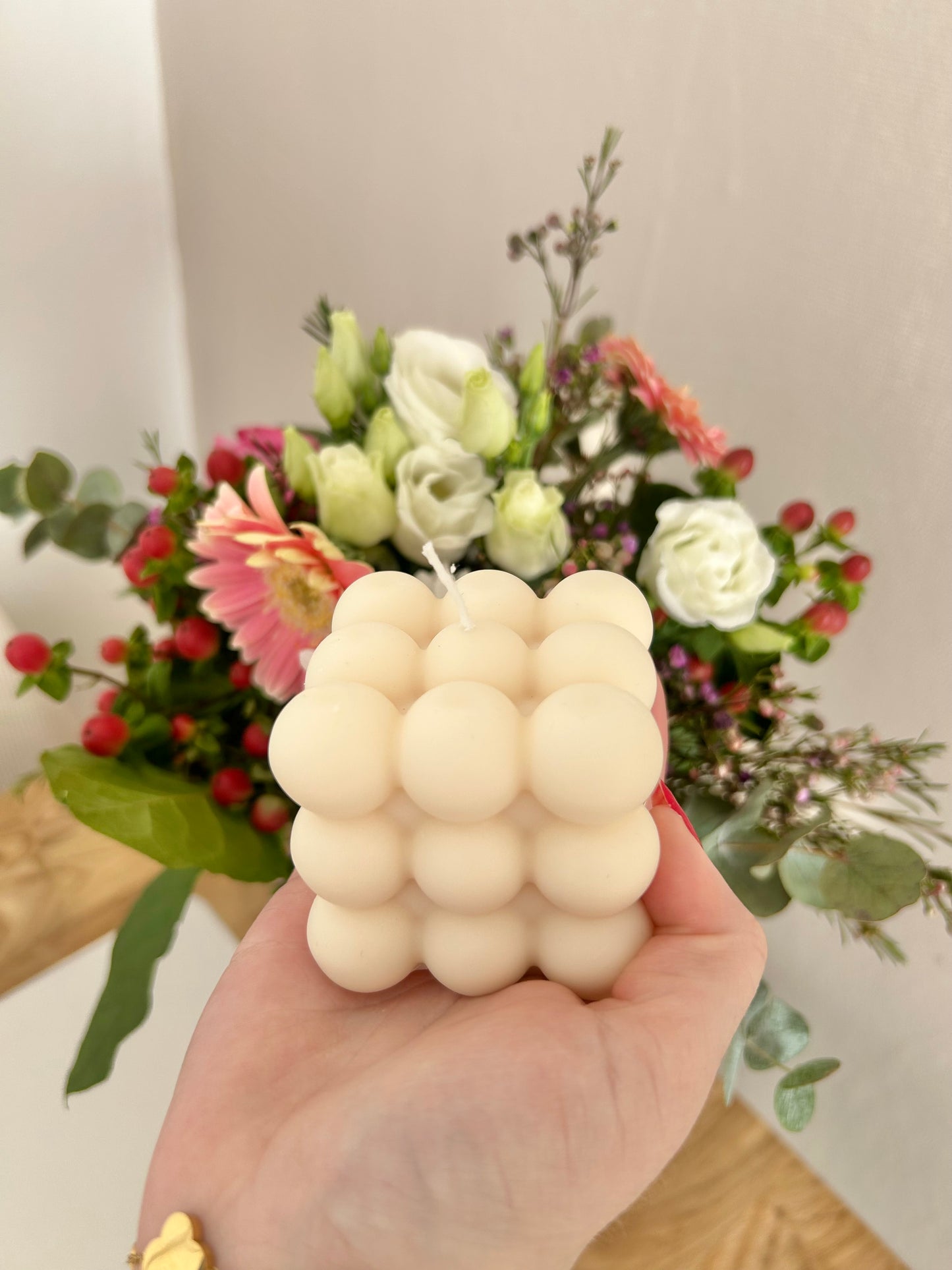 Aesthetic Kerze "große Bubble"