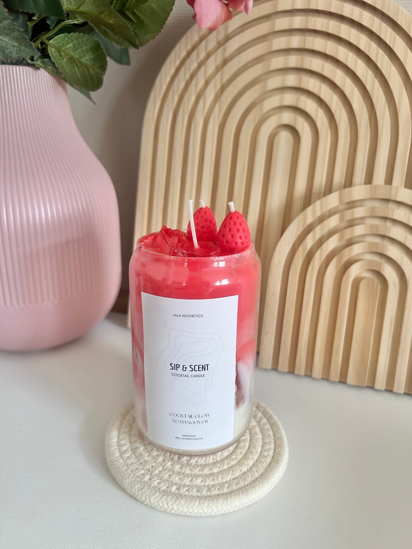 Sip&Scent Kerze "Strawberry Dream"