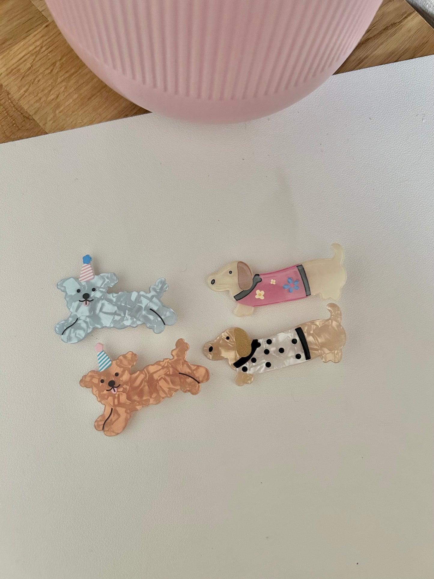 Haarspange "Birthday Dog"