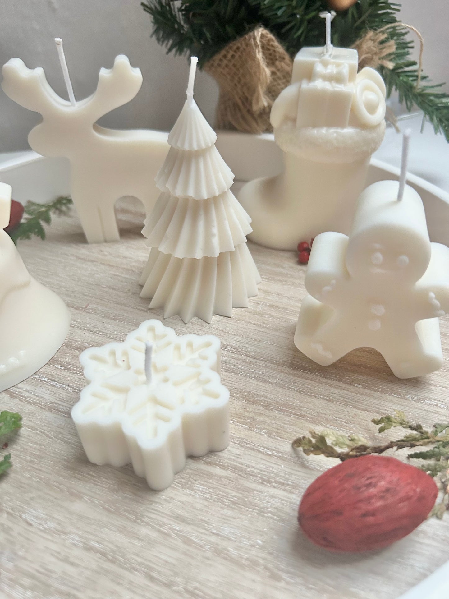 Aesthetic Geschenkset Kerzen "Weihnachtsfieber" 6er Set