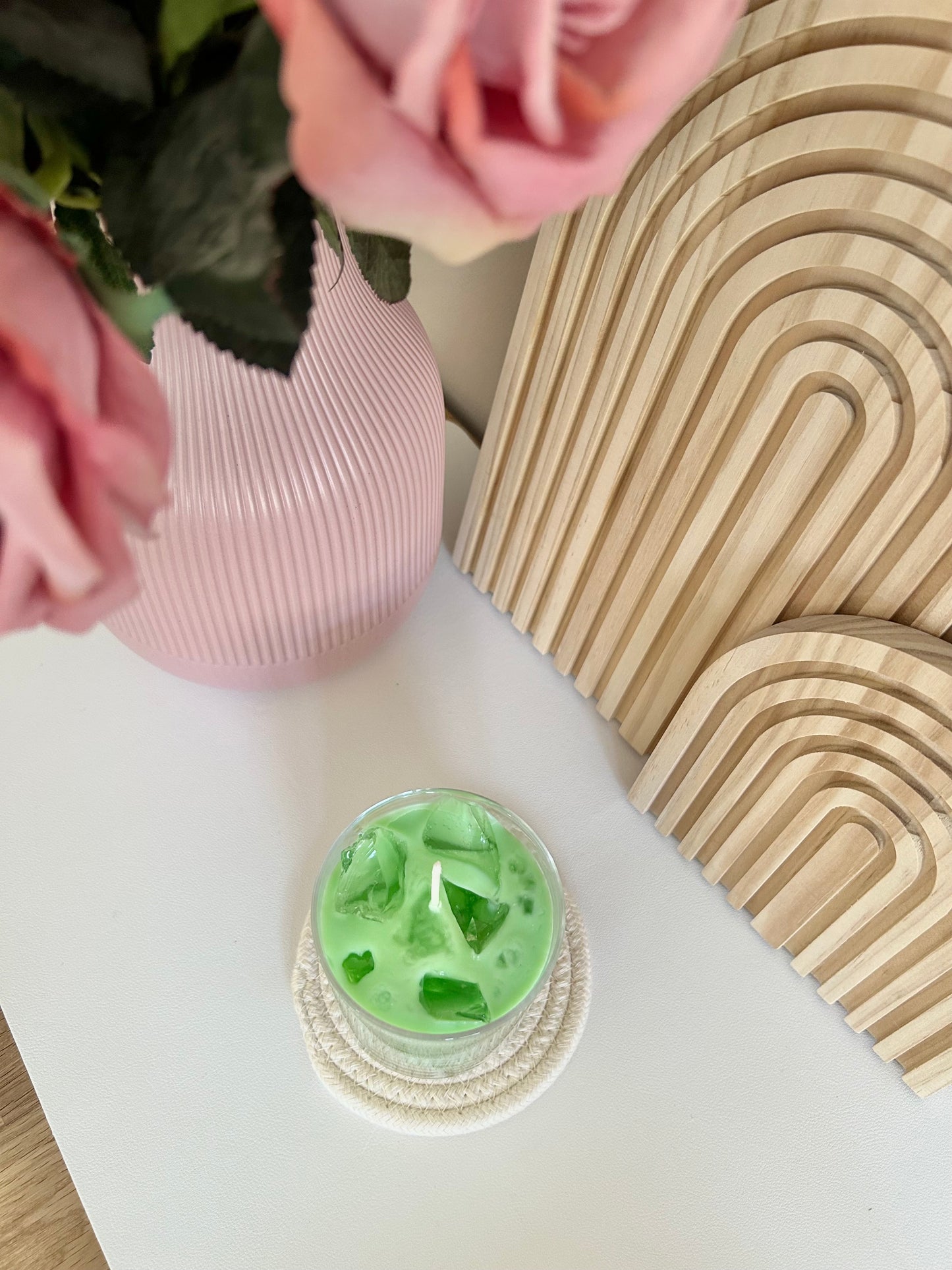Aesthetic Kerze Lala's Brew "Iced Matcha Latte"