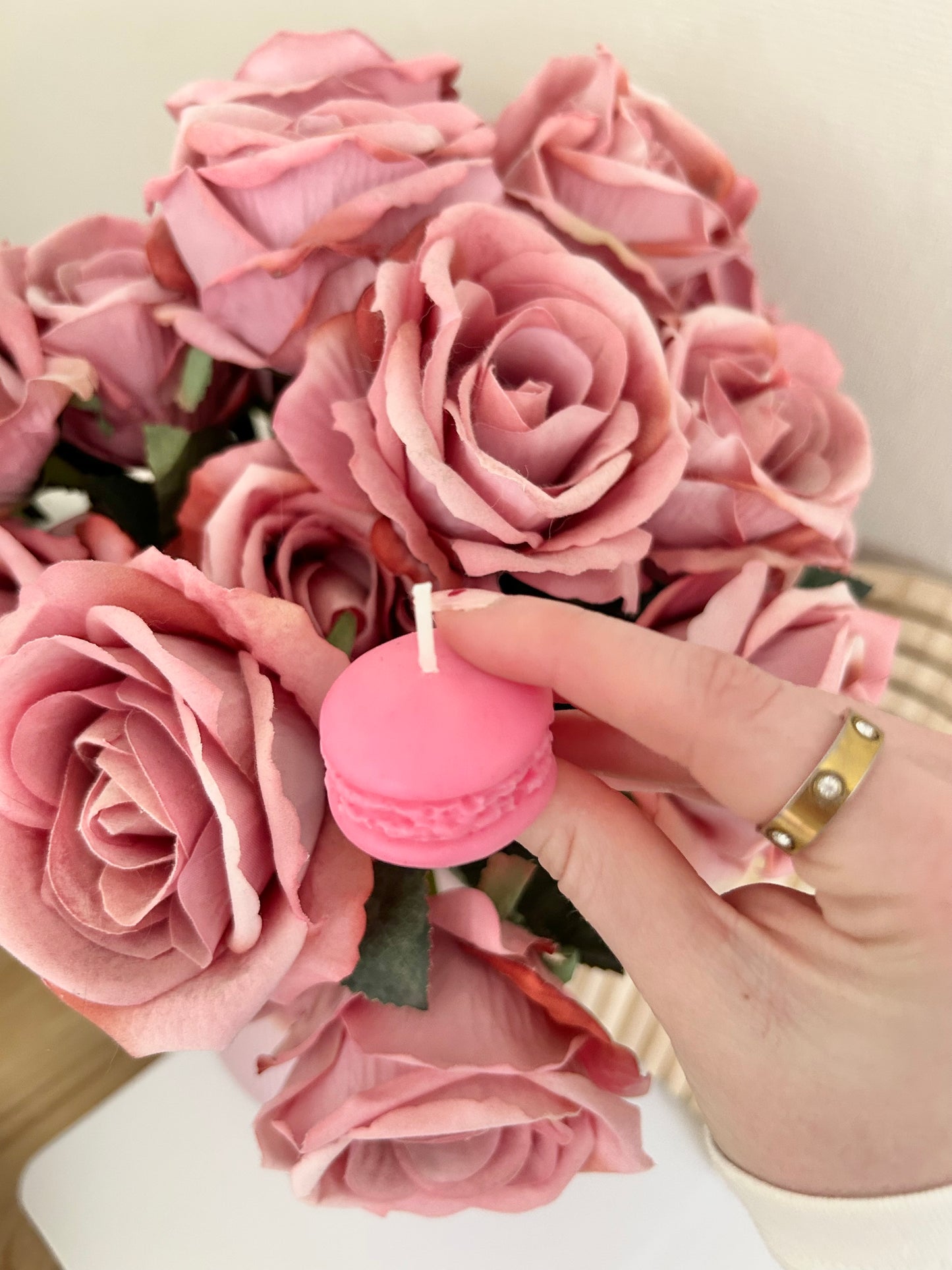 Aesthetic Kerze "Macaron"