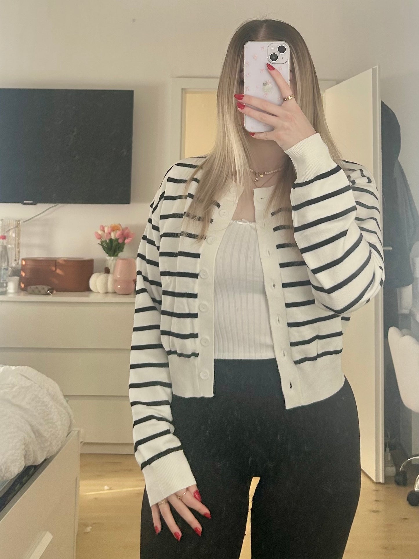 Strickjacke Cardigan "Streifi"
