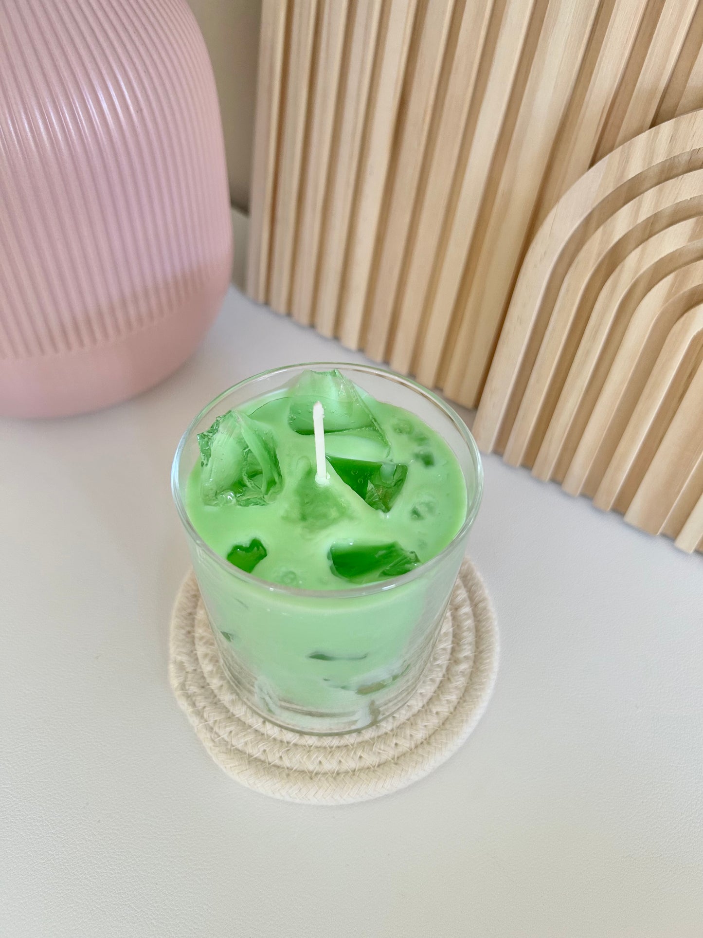 Aesthetic Kerze Lala's Brew "Iced Matcha Latte"