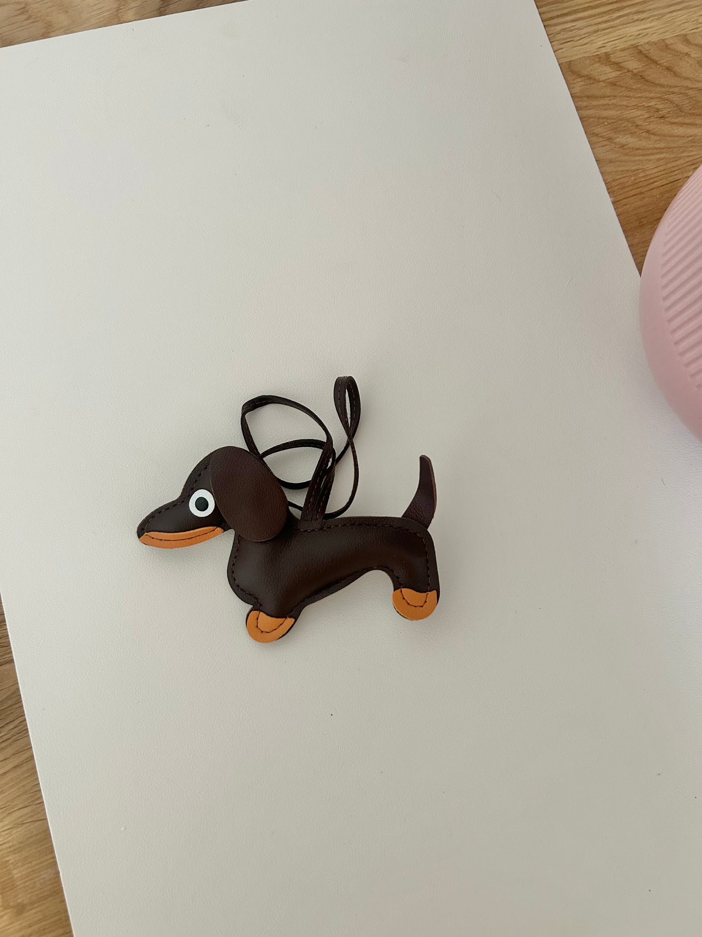 Taschen / Schlüssel Anhänger "Dackel"