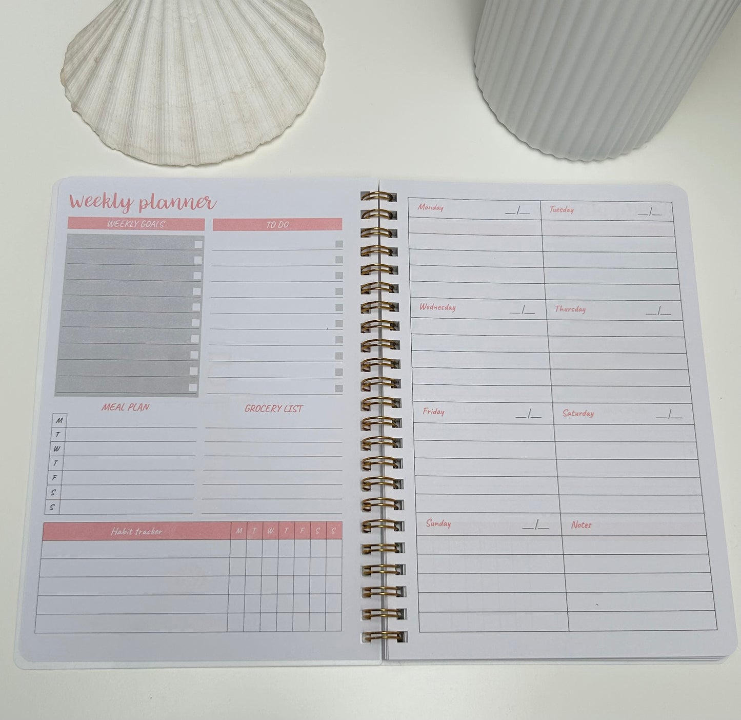 Terminplaner "Weekly Planner"