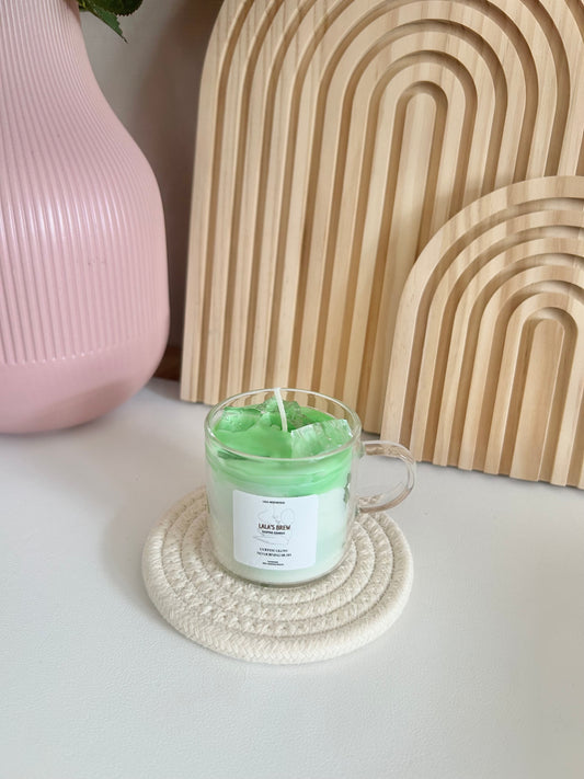 Aesthetic Kerze Lala's Brew Mini "Iced Matcha Latte"