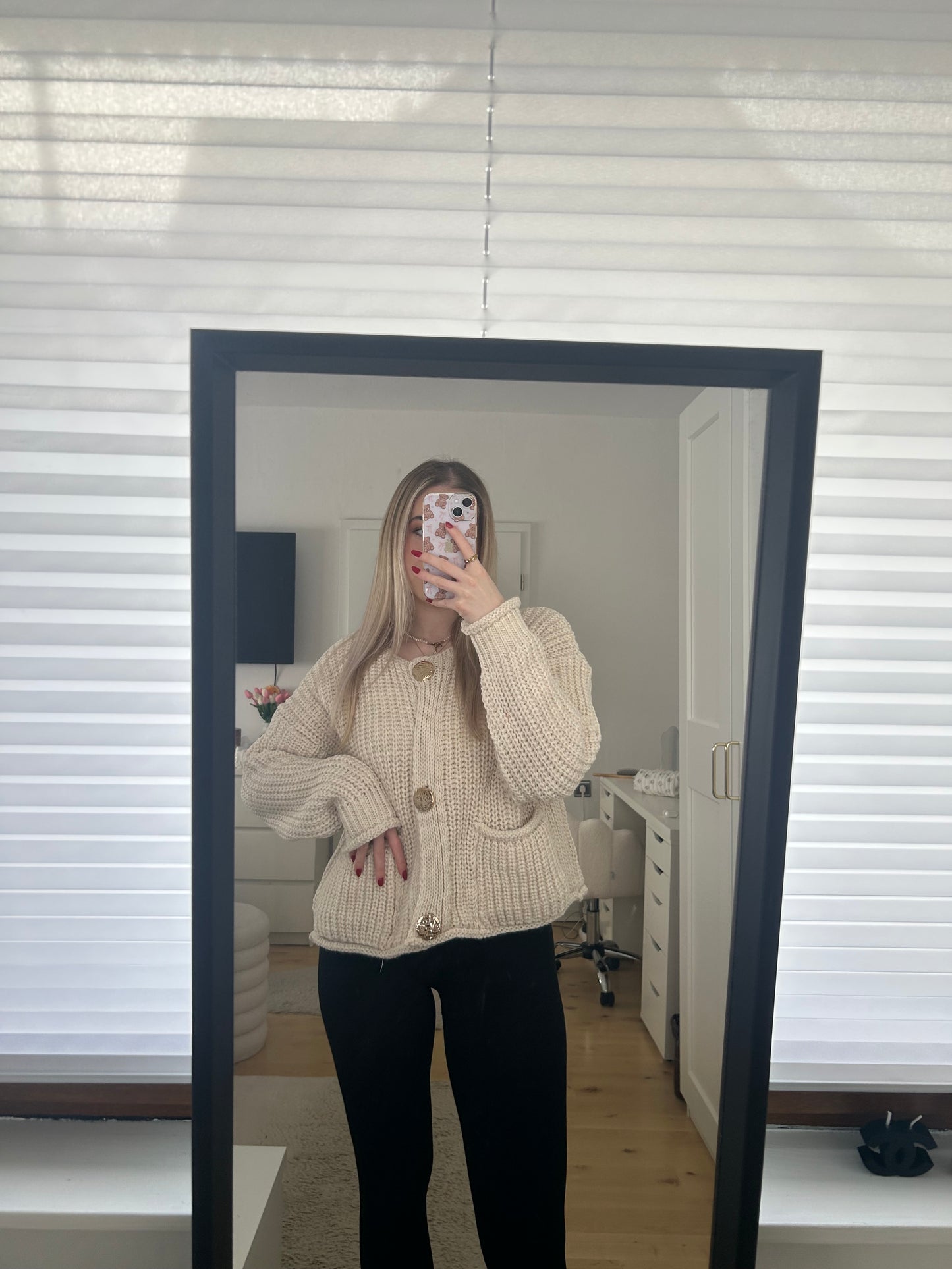 Grobe Strickjacke "Olivia"