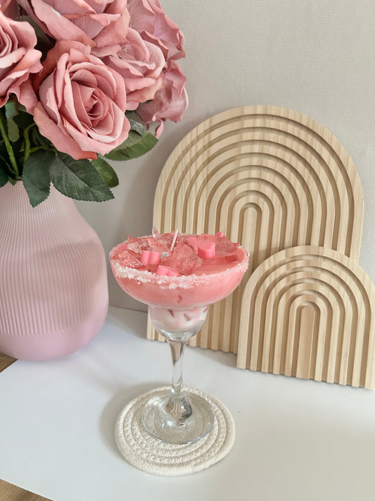 Aesthetic Cocktail Kerze "Pink Lover"
