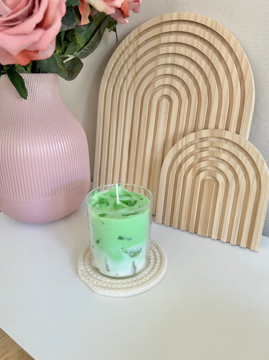 Aesthetic Kerze Lala's Brew "Iced Matcha Latte"