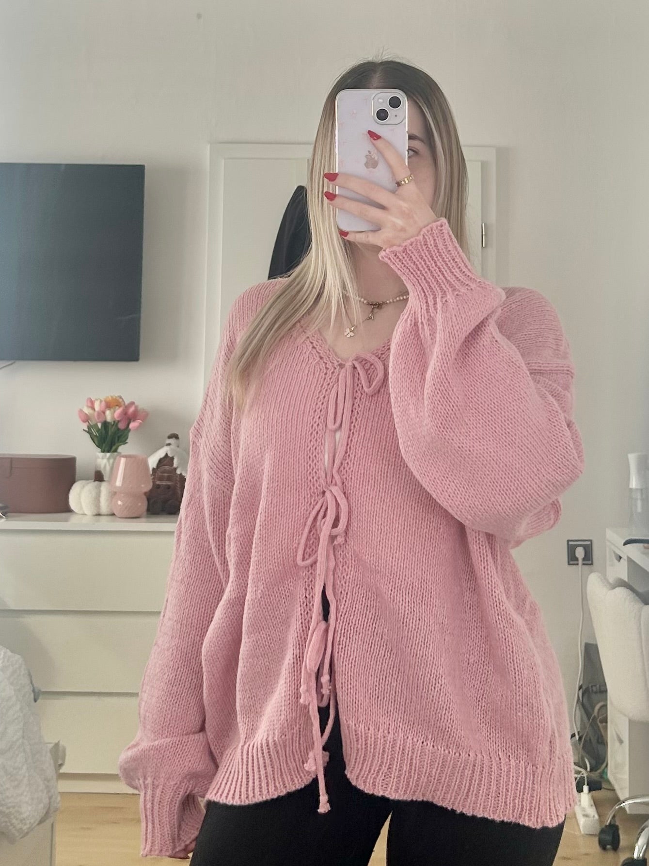 Strickjacke Cardigan "Dünner Schleifi"