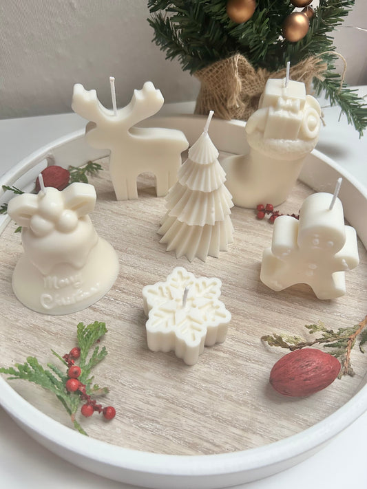 Aesthetic Geschenkset Kerzen "Weihnachtsfieber" 6er Set