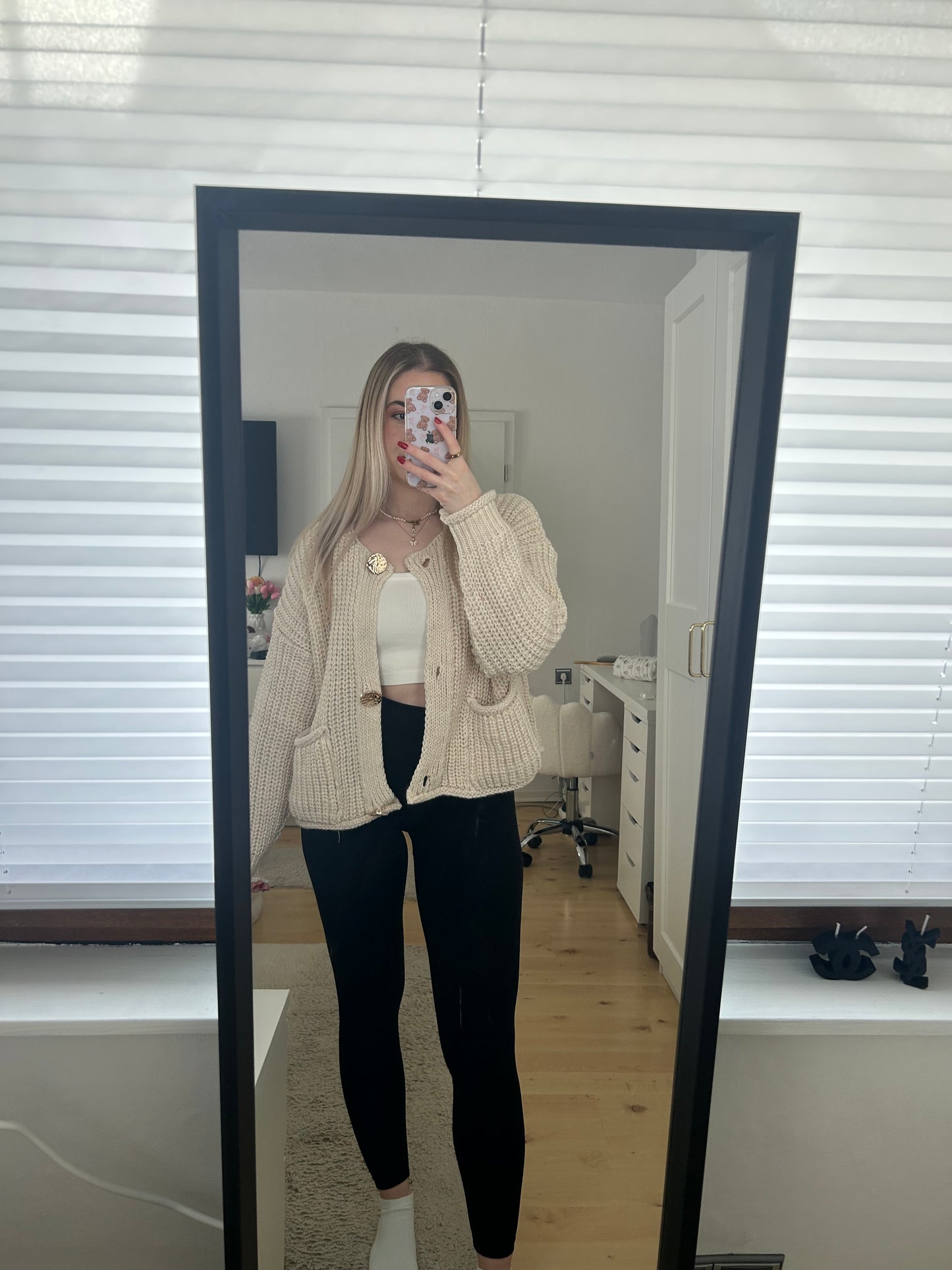 Grobe Strickjacke "Olivia"
