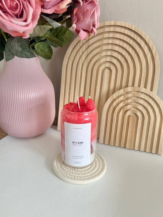 Sip&Scent Kerze "Strawberry Dream"