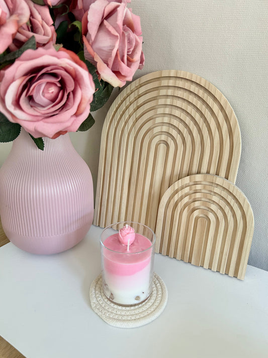 Aesthetic Kerze Lala's Brew "Iced Rose Latte"