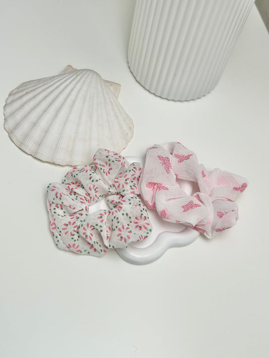 Scrunchies "Butterfly" 2er Set